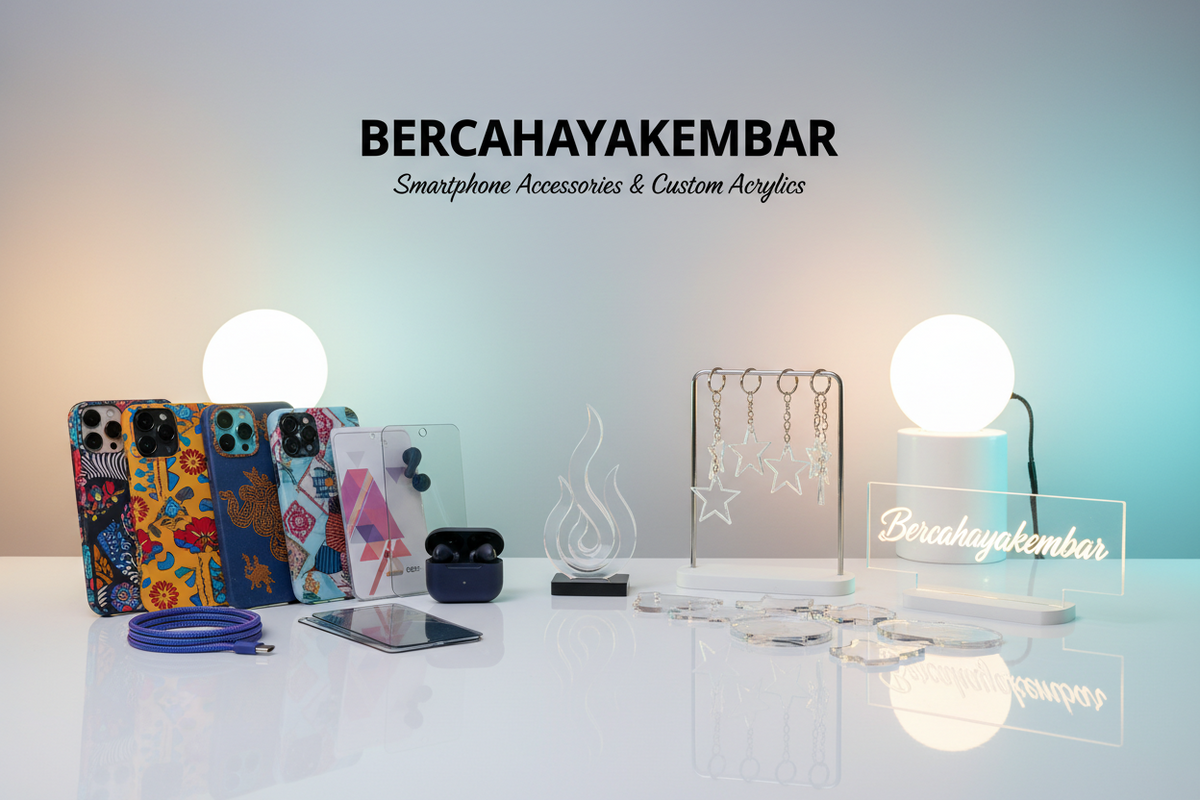 Bercahayakembar: Aksesoris Smartphone, Acrylic Custom