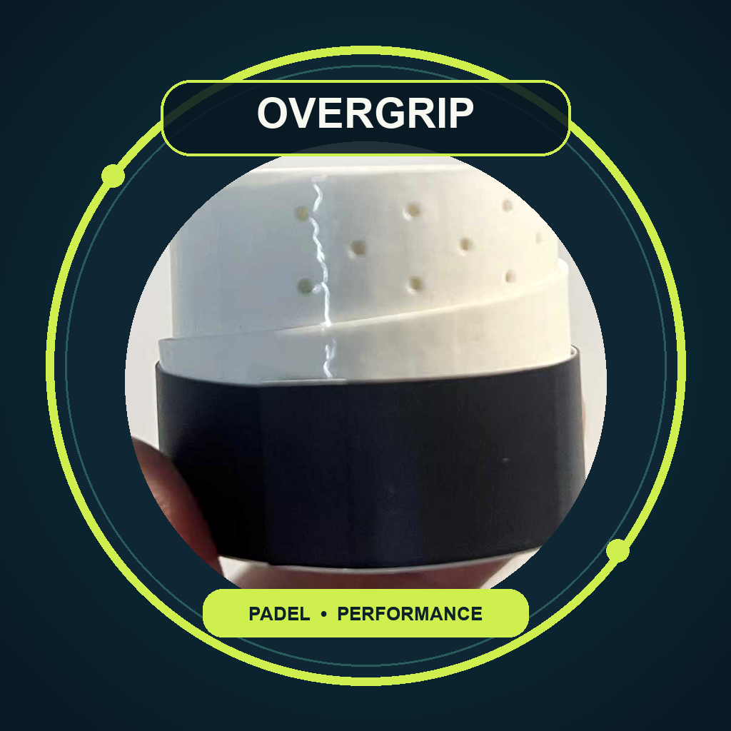 Overgrip Padel Raket Tenis Tebal 0.6mm x 25mm x 1100 mm Karet Over grip Padel Anti Slip Anti Keringat