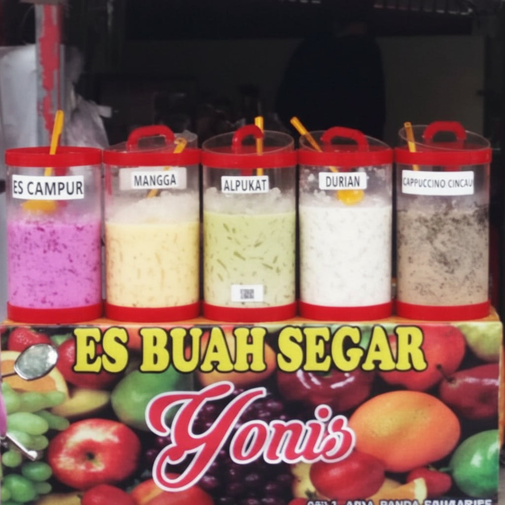 Tabung Auqarium Es buah Acrylic D30 T50 cm 33 liter Tempat Minuman ES Akrilik