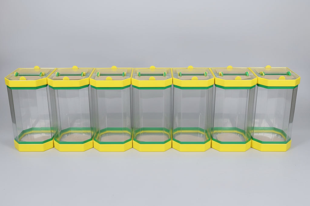 Tempat Minuman Es Acrylic SegiEnam 25X30 Tinggi 45 cm 25 30 Liter