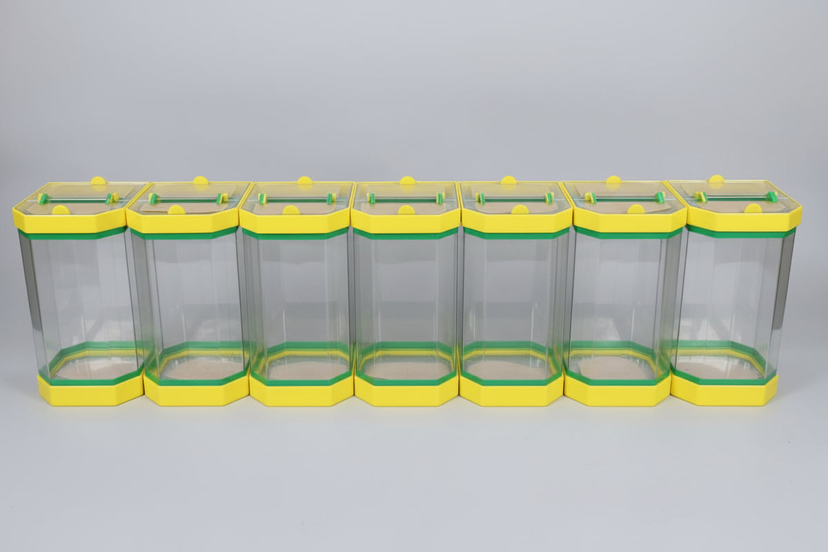 Tempat Minuman Es Acrylic SegiEnam 25X30 Tinggi 45 cm 25 30 Liter