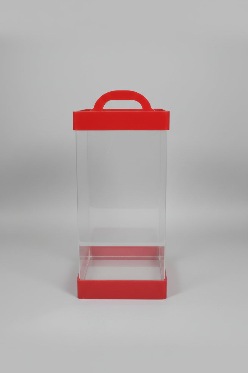 Tempat Es Buah Akrilik 20 liter 22x22 tinggi 45 cm Food Grade