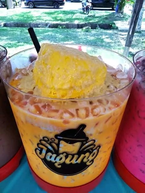 Tabung Minuman Acrylic Es Buah D30 T45 Tanpa List atas Tutup Full Warna