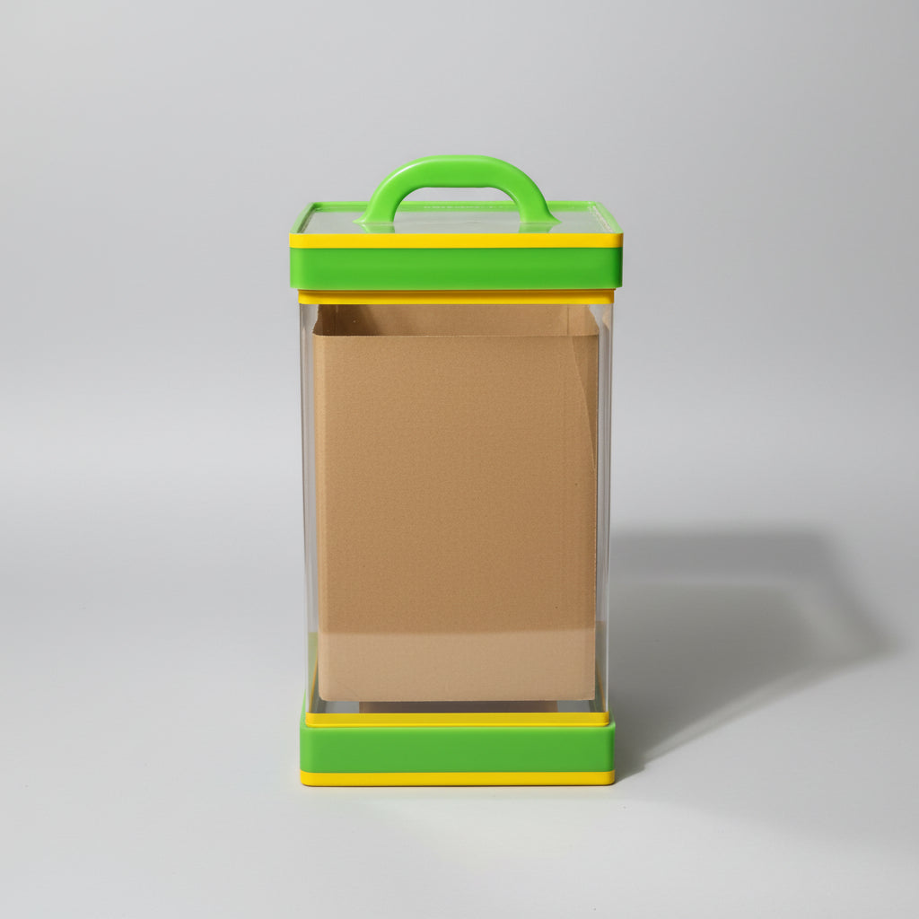 Tempat Es Buah Akrilik 20 liter 22x22 tinggi 45 cm Food Grade