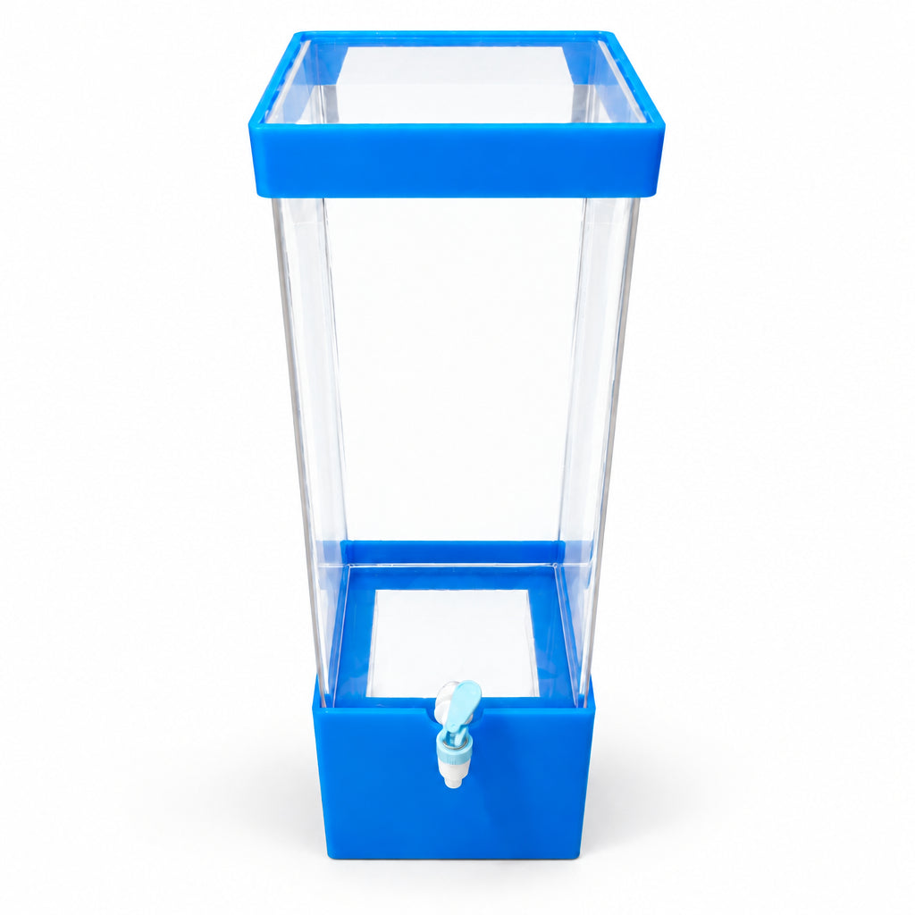 Dispenser Acrylic Minuman Es Buah 21x21 tinggi 50 cm