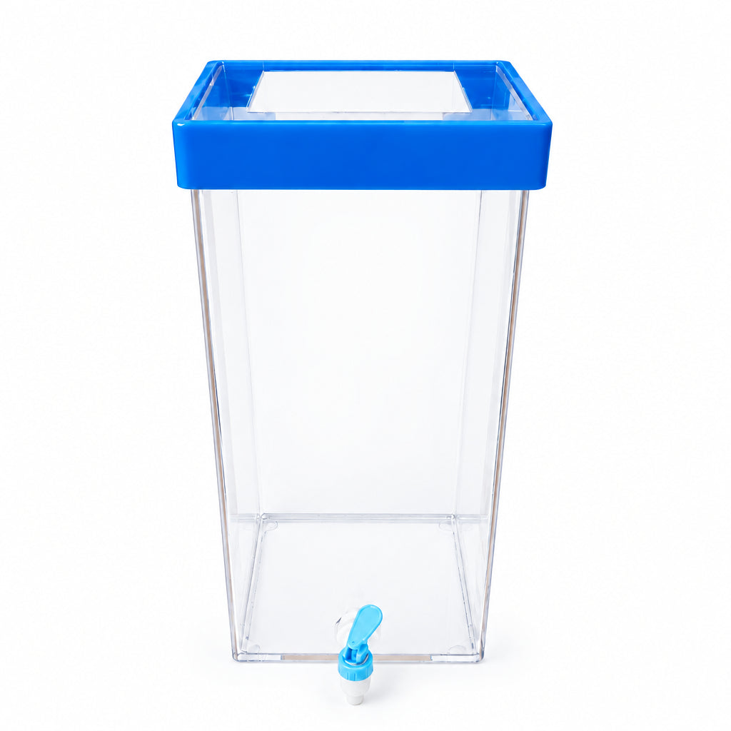Dispenser Acrylic Minuman Es Buah 21x21 tinggi 50 cm