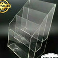 Tempat Brosur Acrylic Holder A4 A5 3 Susun Acrylic Flyer Holder Premium