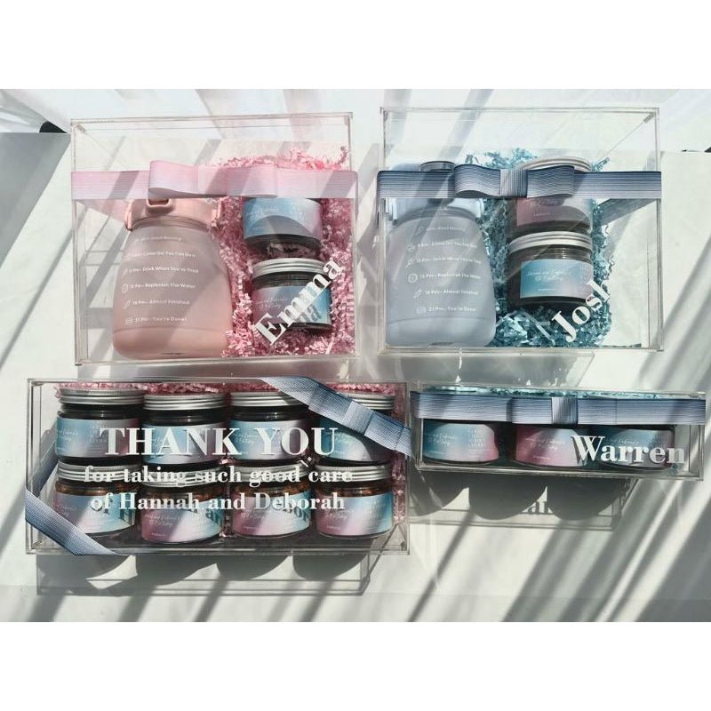 Kotak Akrilik Souvenir / BOX Acrylic Birthday Goodie Bag Celebration
