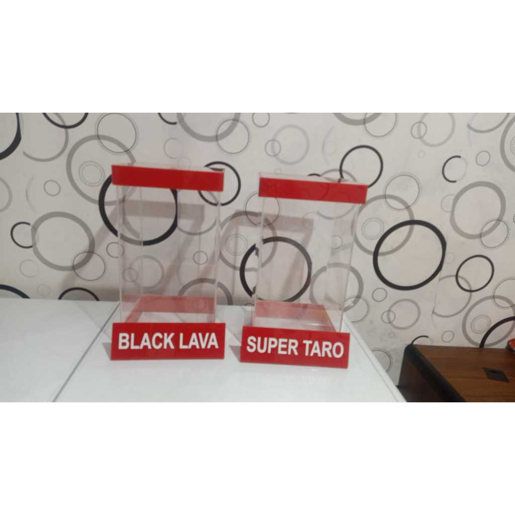 Tempat Brosur Acrylic Holder A4 A5 3 Susun Acrylic Flyer Holder Premium