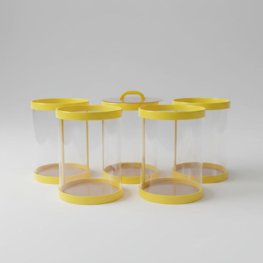 Tempat Brosur Acrylic Holder A4 A5 3 Susun Acrylic Flyer Holder Premium