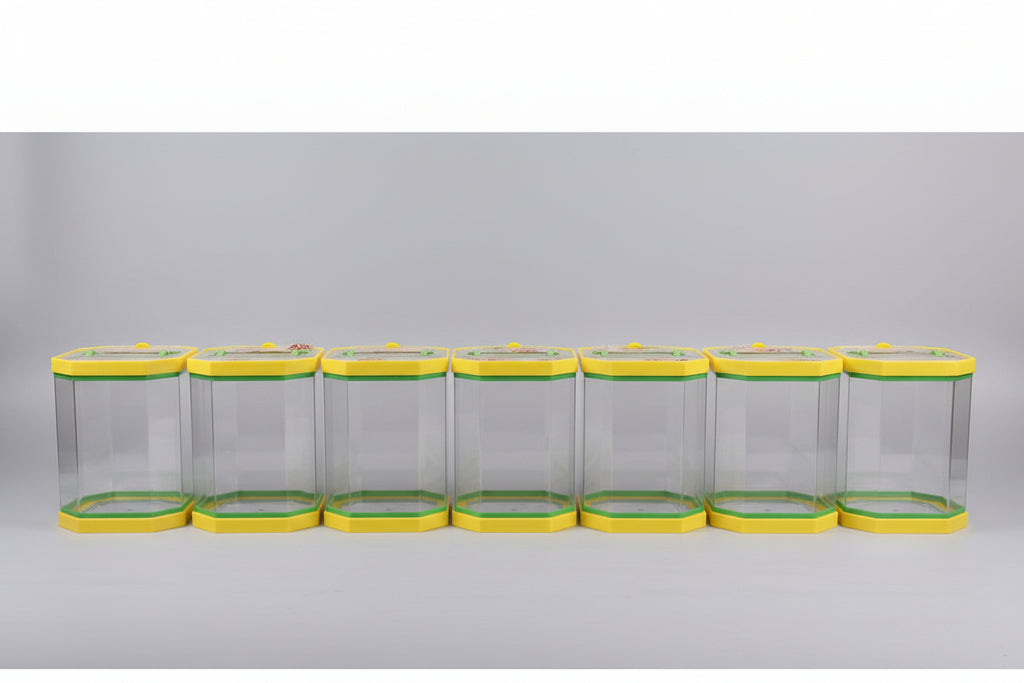 Tempat Minuman Es Acrylic SegiEnam 25X30 Tinggi 45 cm 25 30 Liter