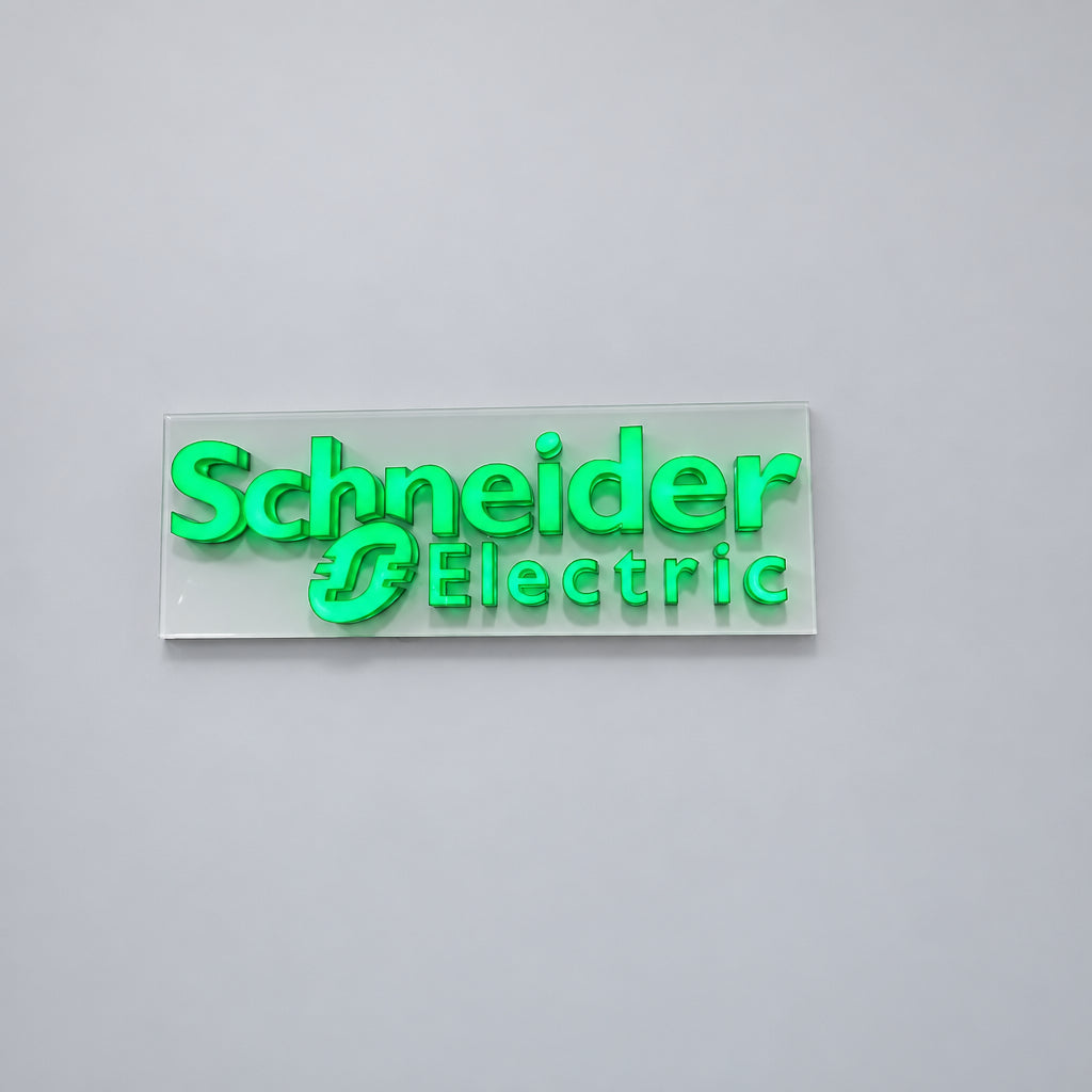Schneider Neon Box Huruf Timbul Acrylic 3D Premium