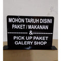 Standing Display Meja Acrylic CUSTOM ORDER